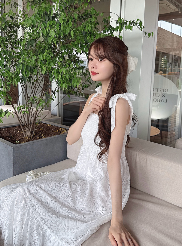 サイドリボンシャーリングワンピース – WEGO ONLINE STORE