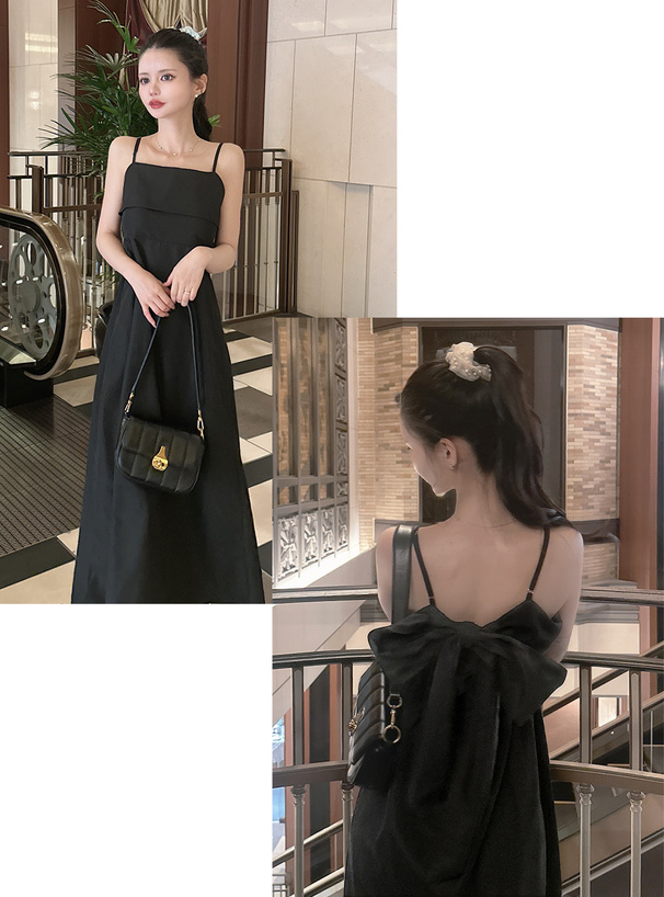 DOEN キャミワンピース バックリボンキャミソールワンピース[tg872] | レディース