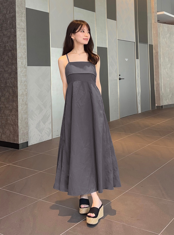 DOEN キャミワンピース バックリボンキャミソールワンピース[tg872] | レディース
