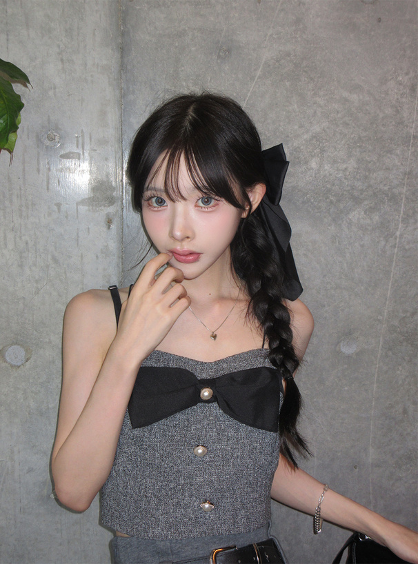 ツイードリボンビスチェ Mystrada（マイストラーダ）の「ツイードリボンビスチェ（シャツ