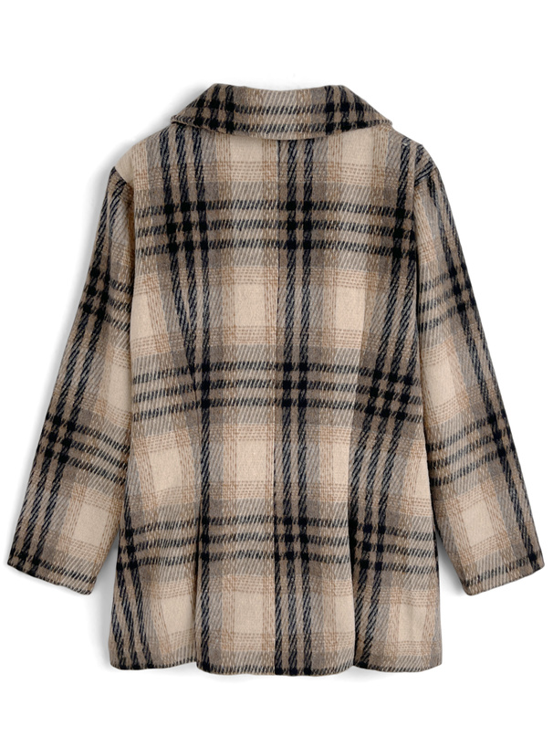 BONTON チェック柄コート 8y BONTON チェック柄コート 8y
