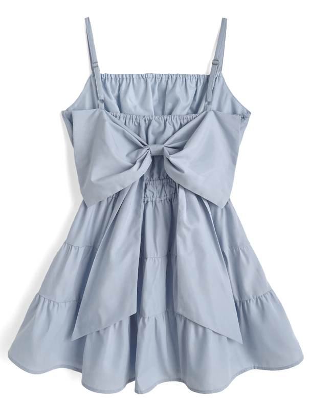 バックリボンキャミソールミニワンピース