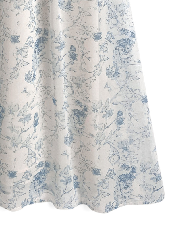 花柄アメスリワンピース