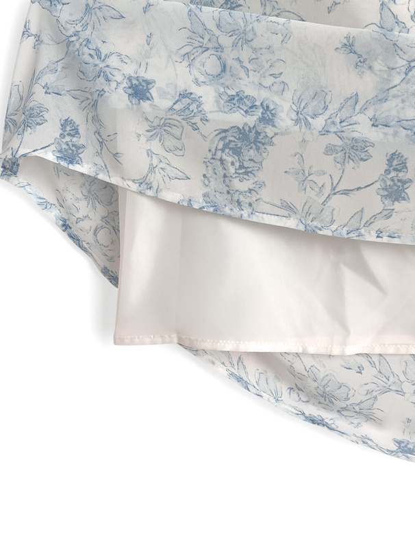 花柄アメスリワンピース