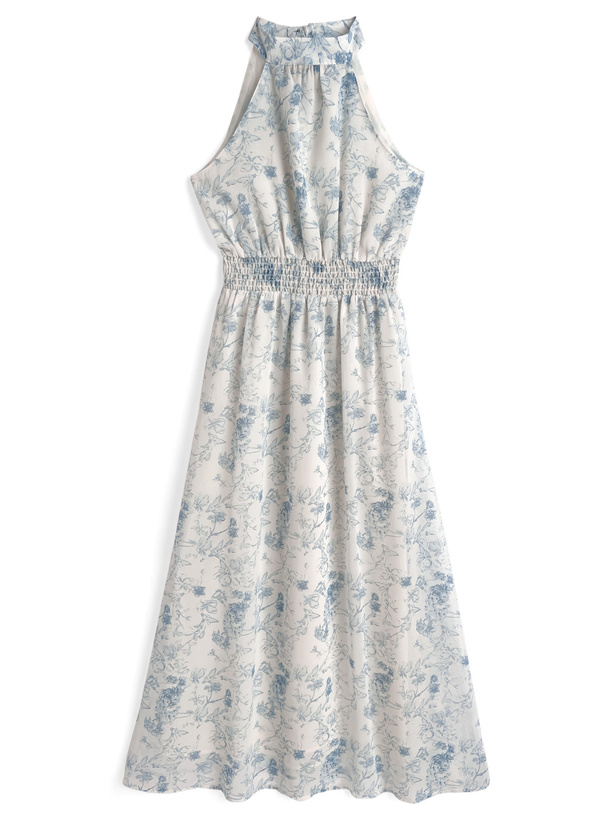 花柄アメスリワンピース