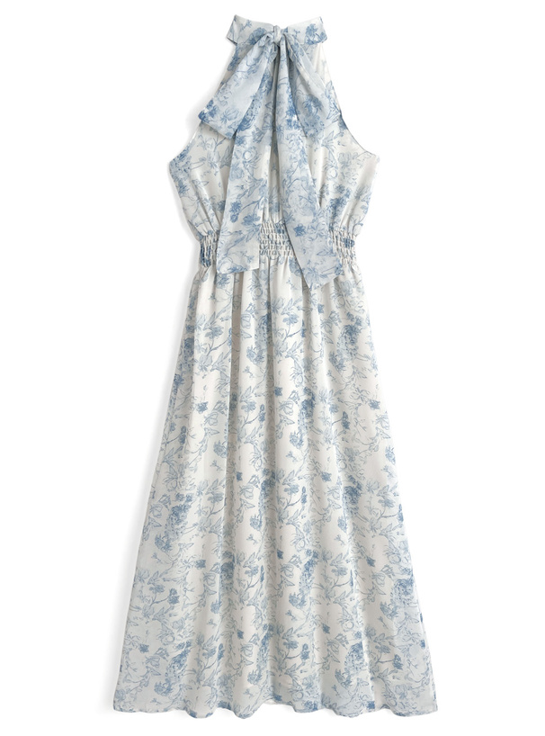 花柄アメスリワンピース