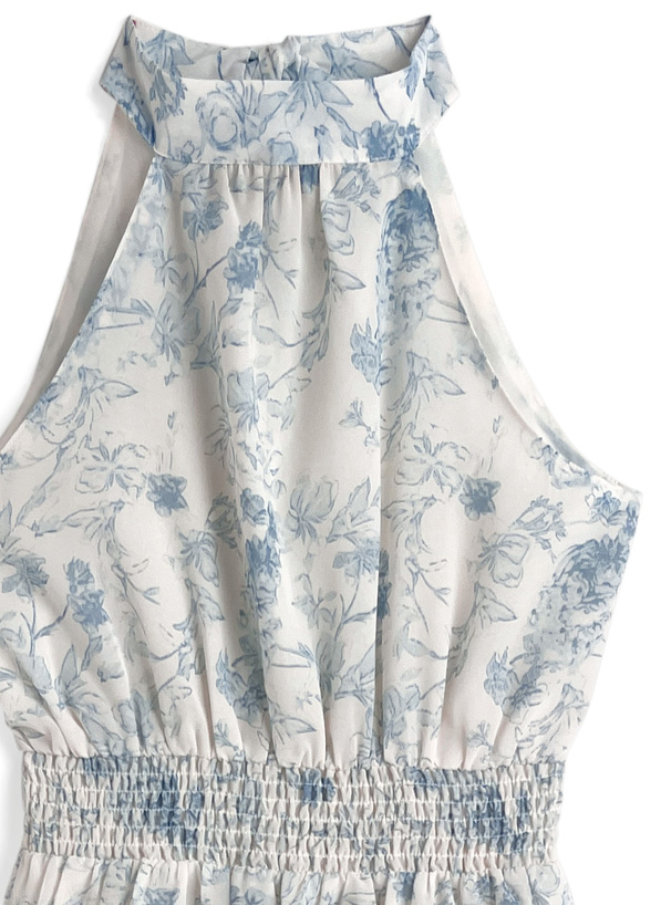 花柄アメスリワンピース