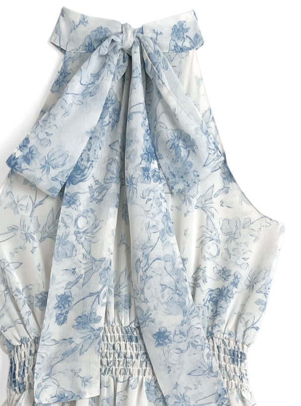 花柄アメスリワンピース