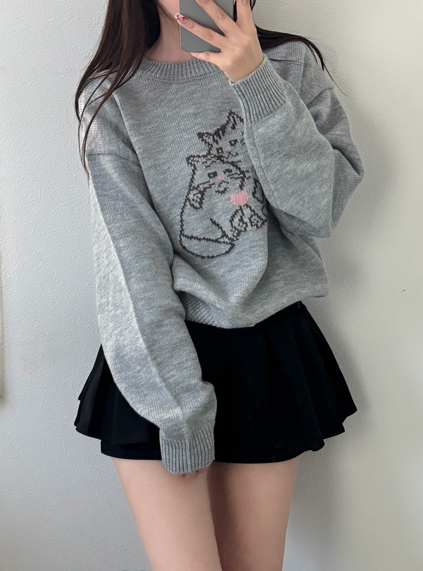 GAHO様　トップス　GRAY GYDA（ジェイダ） GGプレートハーフスリーブニットトップス 即日発送