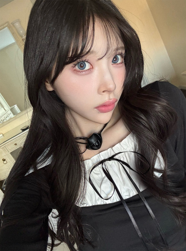 シャツドッキングリボンフリルトップス