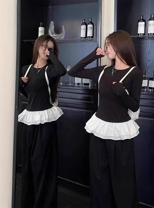 フリルドッキングトップス