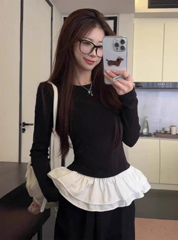 フリルドッキングトップス