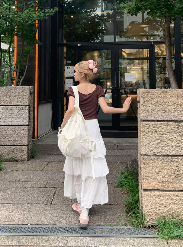 ドロストリボンリュック