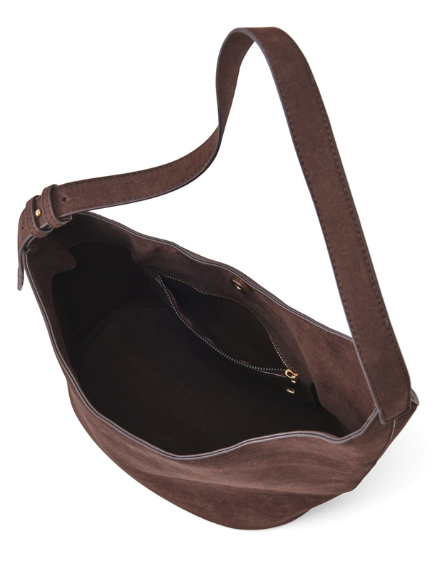 スエードアシンメトリーバケットバッグ[tr1023] | レディース