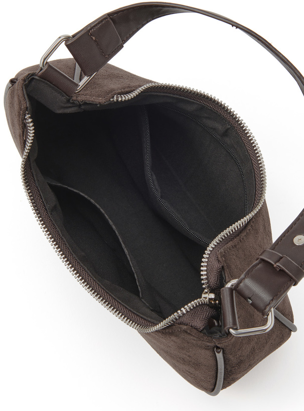 スエードワンショルダーバッグ