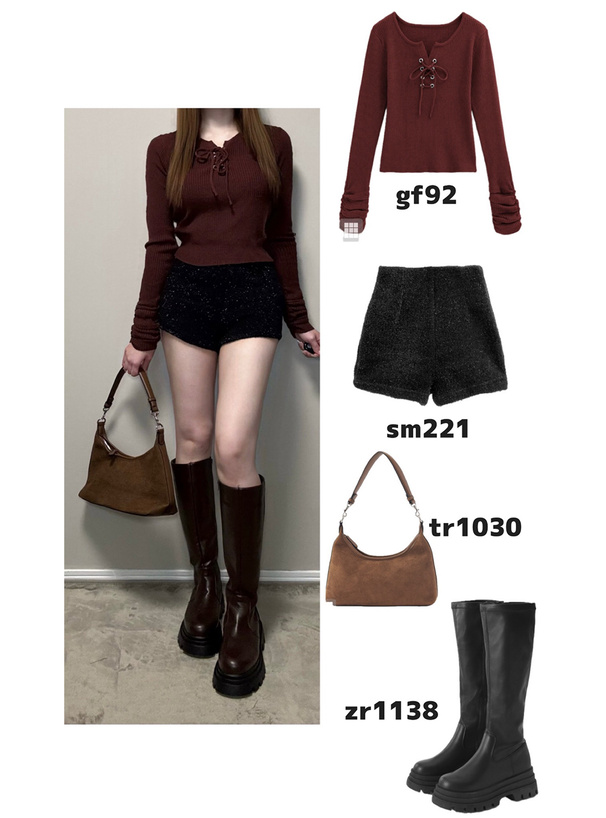 ワンハンドルスエードバッグ