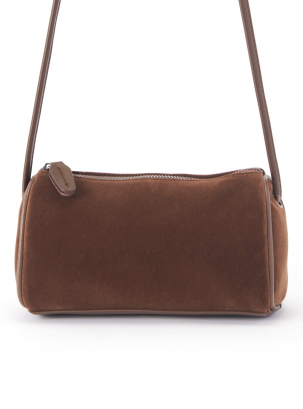 スエードショルダーバッグ