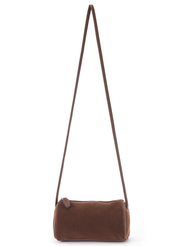 スエードショルダーバッグ