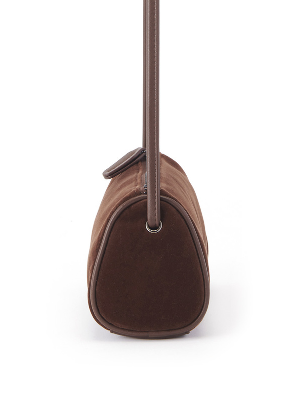 スエードショルダーバッグ