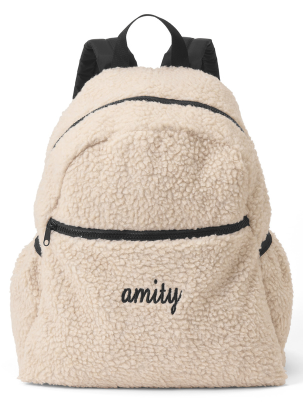 ロゴ刺繍ボアリュック[tr1041]