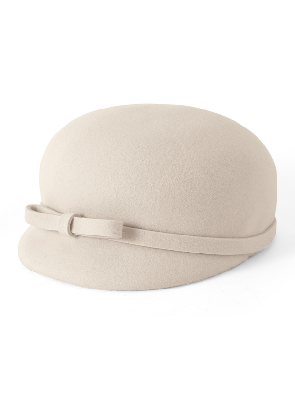 ウールフェルトリボンハット
