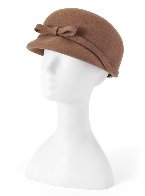 ウールフェルトリボンハット