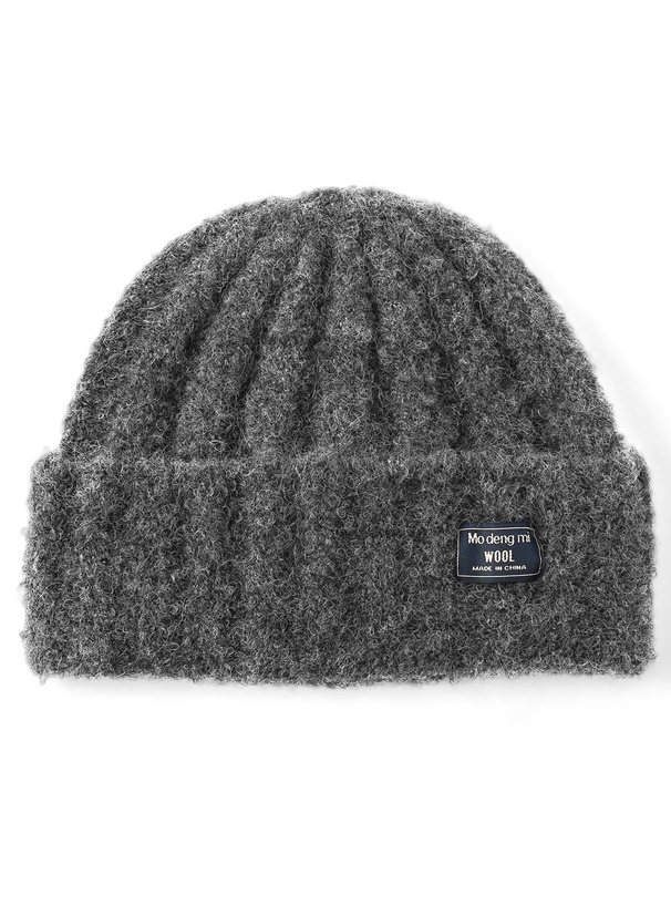 タグ付きウール混ニット帽[tr1045]