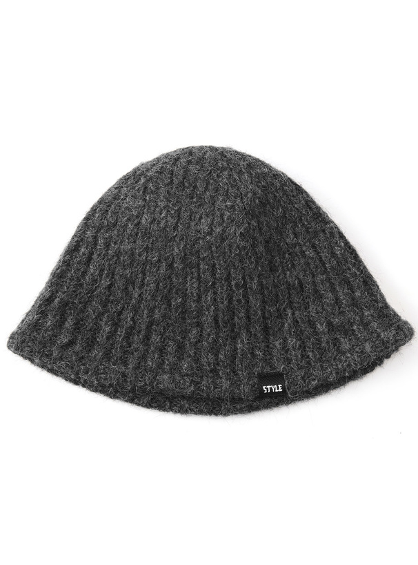 タグ付きニットバケットハット[tr1047]