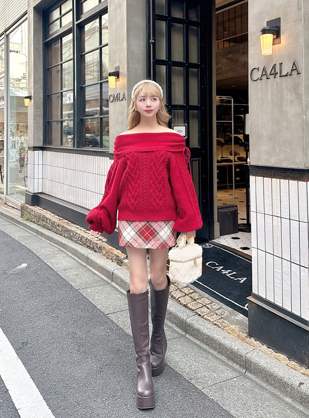 2Wayファーキルティングバニティバッグ