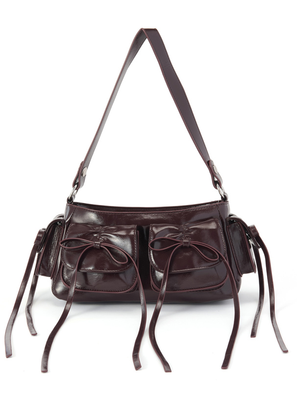 リボンポケットワンハンドルバッグ