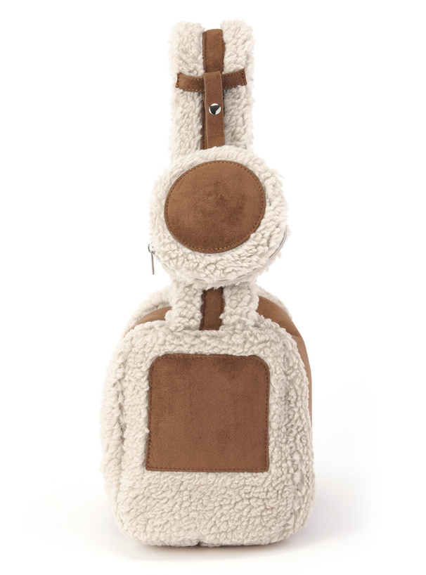 ポーチ付きムートンスクエアバッグ