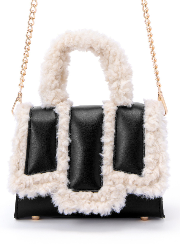 2Wayボアフラップショルダーバッグ