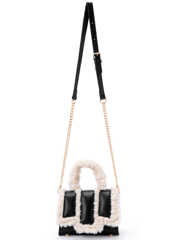 2Wayボアフラップショルダーバッグ