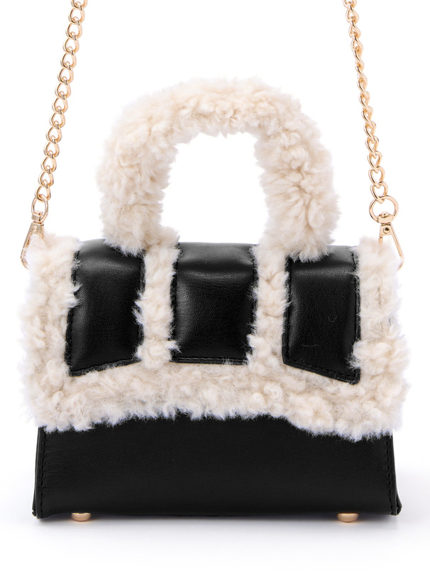 2Wayボアフラップショルダーバッグ