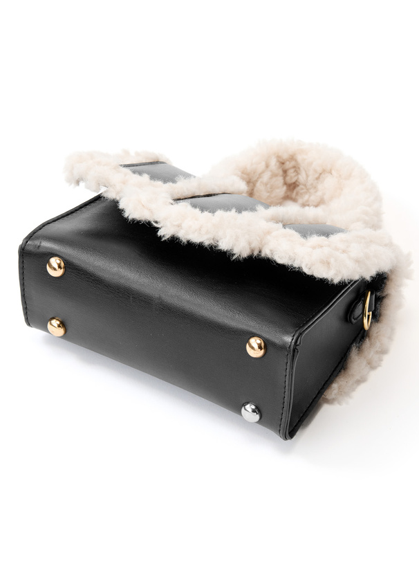 2Wayボアフラップショルダーバッグ