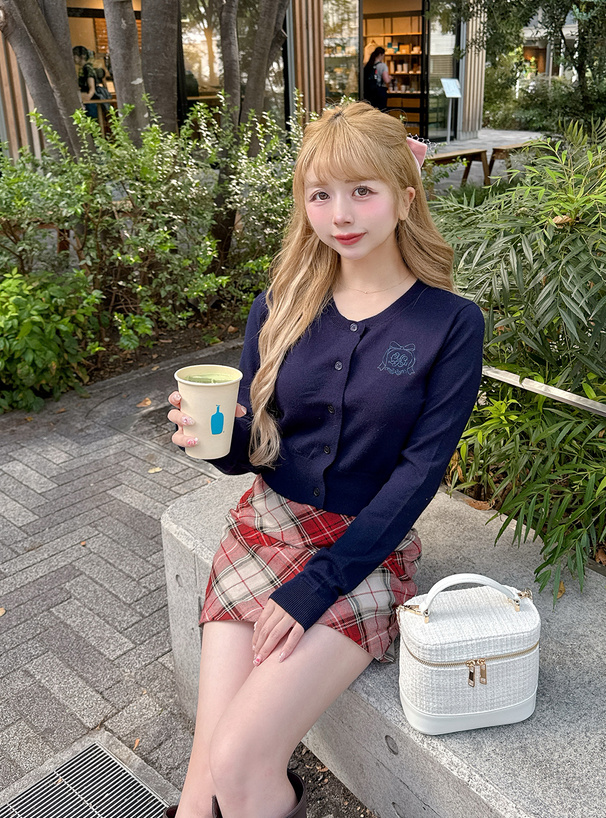 2Wayツイードバニティバッグ