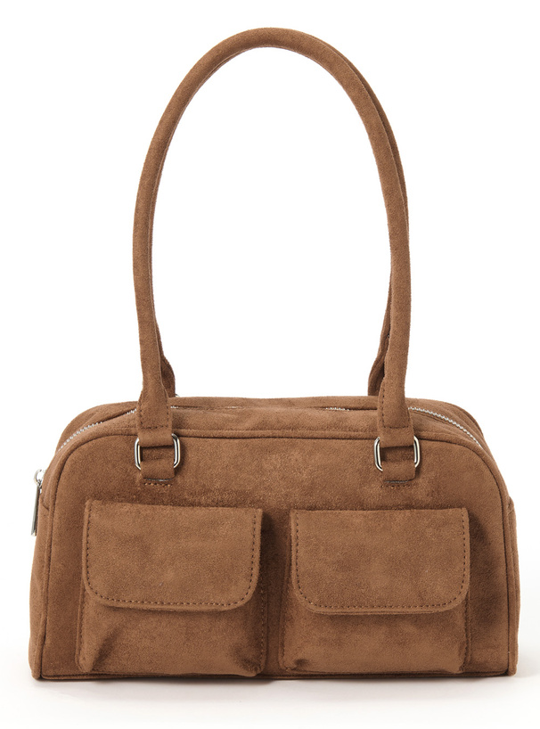 スエードポケットボストンバッグ[tr1087] | レディースファッション