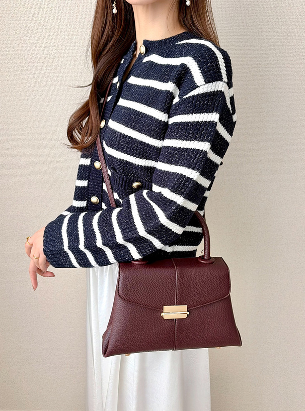 2Wayワンハンドルフラップバッグ