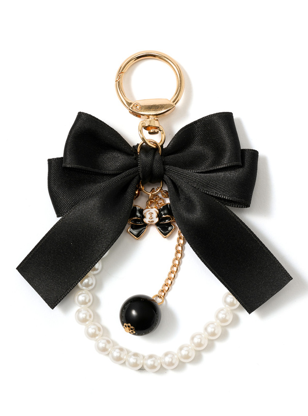 リボンパールキーチャーム[tr1101]