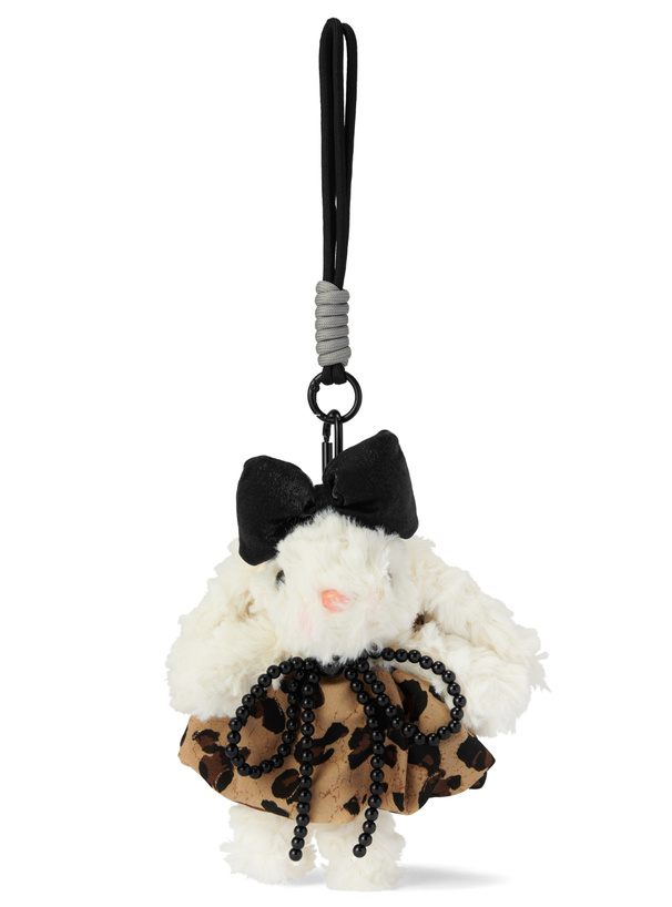 レオパード柄たれ耳ラビットチャーム[tr1105]