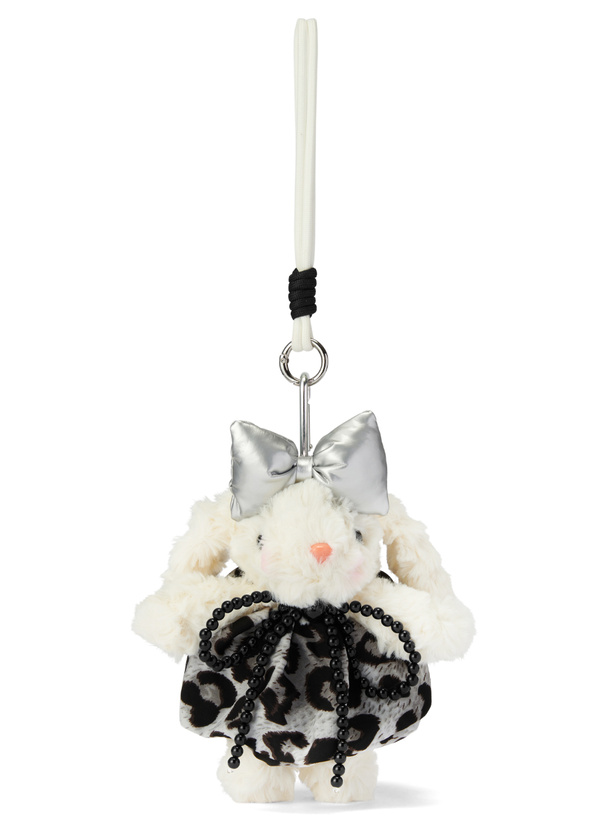 レオパード柄たれ耳ラビットチャーム