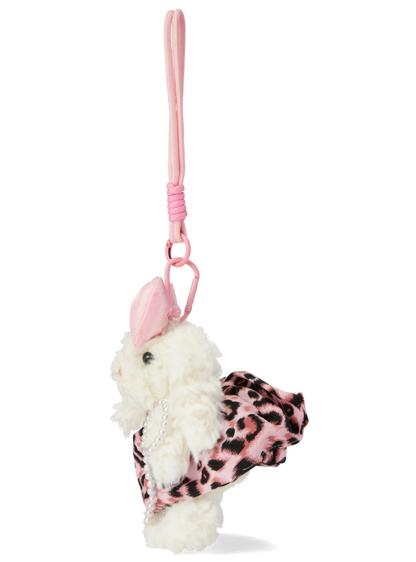 レオパード柄たれ耳ラビットチャーム