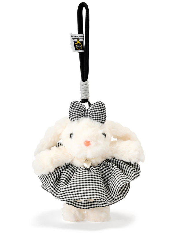 ギンガムチェック柄たれ耳ラビットチャーム[tr1107] | レディース