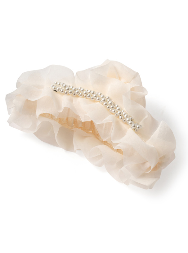 パールフリルクリップ