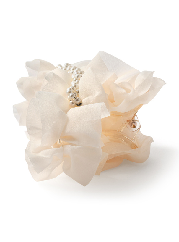 パールフリルクリップ