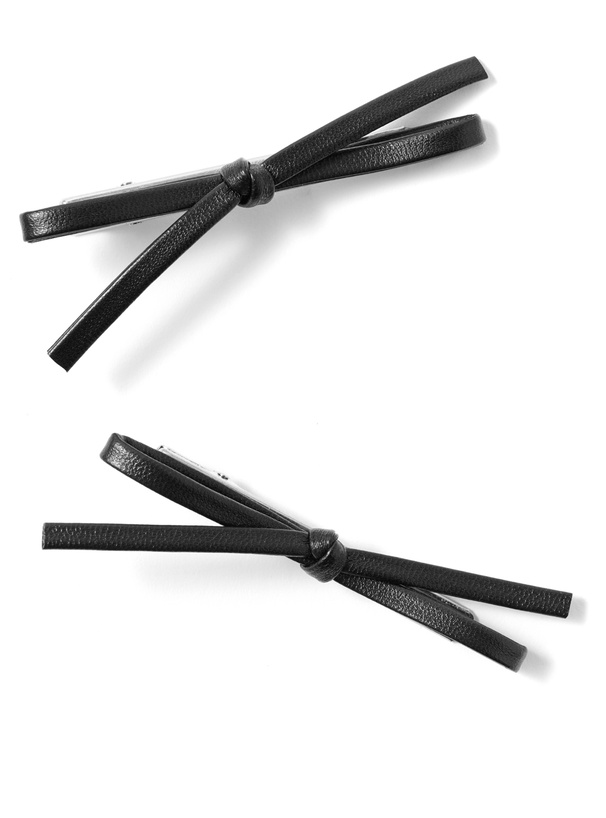 レザーリボンクリップ2個セット[tr1125]