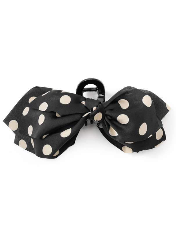 ドット柄リボンクリップ[tr1131]