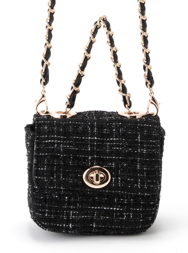 ☆非売品☆ ツイードミニバッグ ブラック 楽天市場】ハンドバッグ レディース ツイードハンドバッグ ミニバッグ