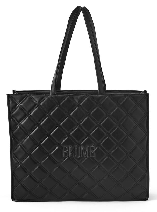 キルティングロゴ刺繍トートバッグ[tr1143]