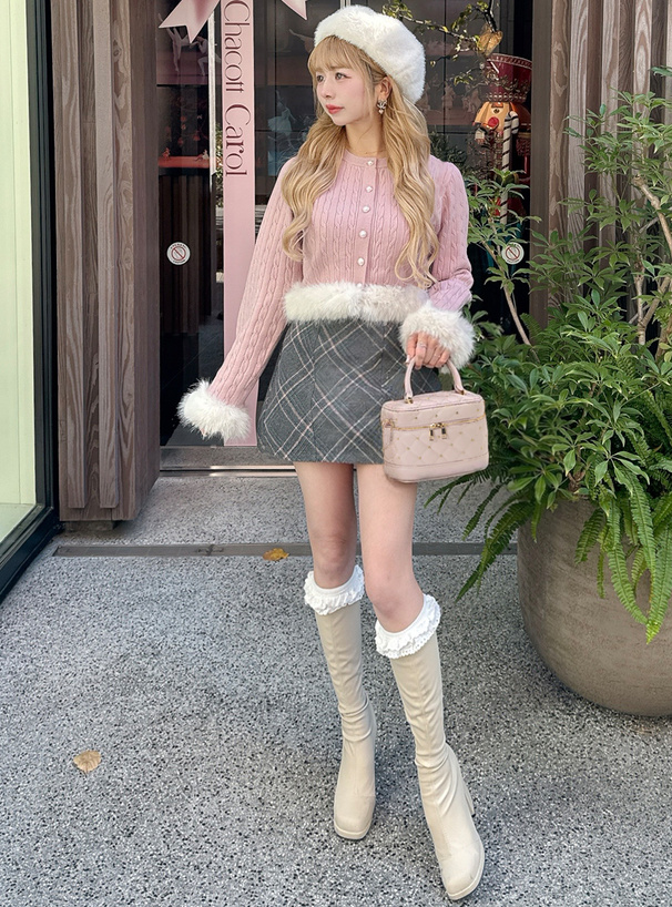 2Wayキルティングバニティバッグ